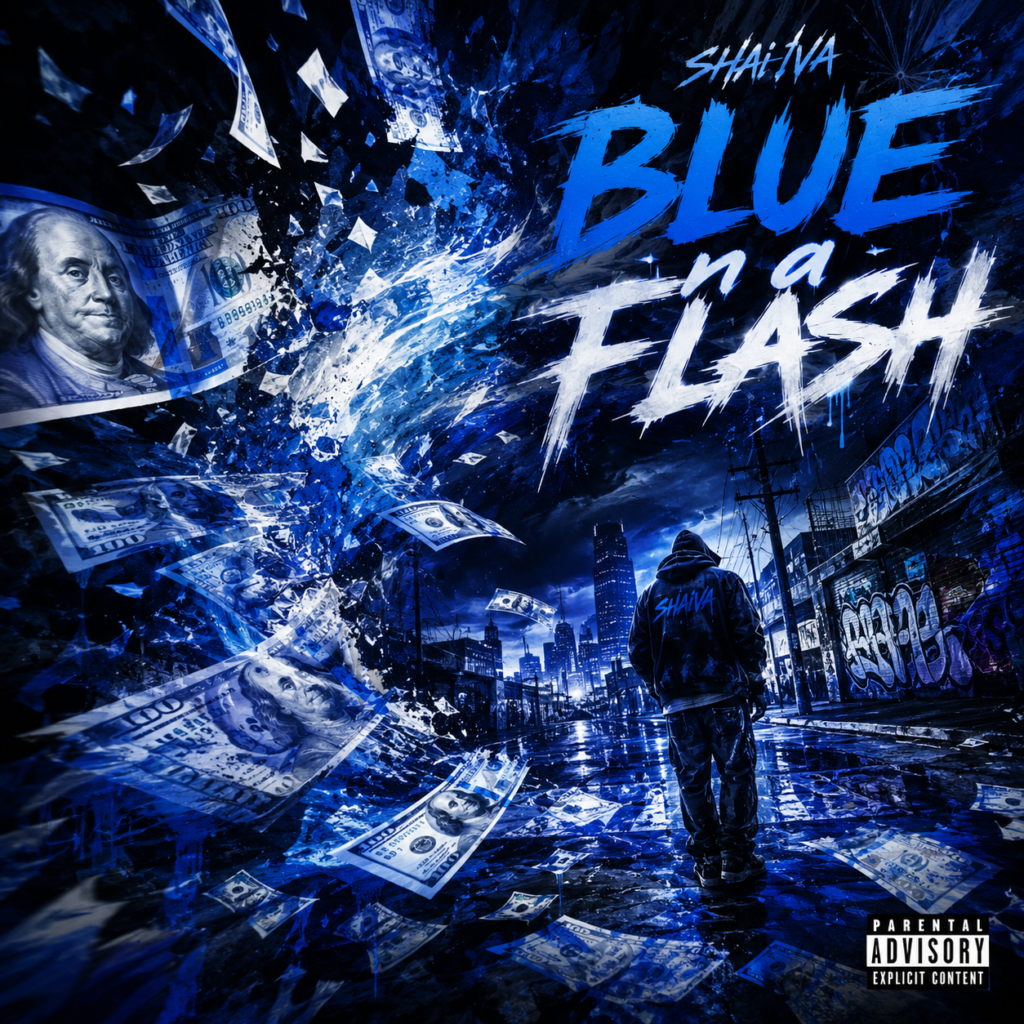 ShaiVA Blends Street Wisdom and Spiritual Reflection on New Album “Blue N a Flash,” Releasing Friday, June 26 ShaiVA Blends Street Wisdom and Spiritual Reflection on New Album “Blue N a Flash,” Releasing Friday, June 26
